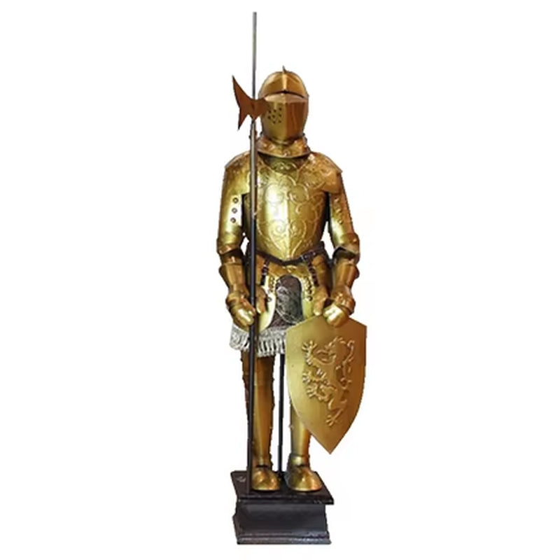 Medieval Armor Knight Statue for Home Decor Retro Iron Nordic Restaurant Embellishments Desk Decoration Classic Accessories