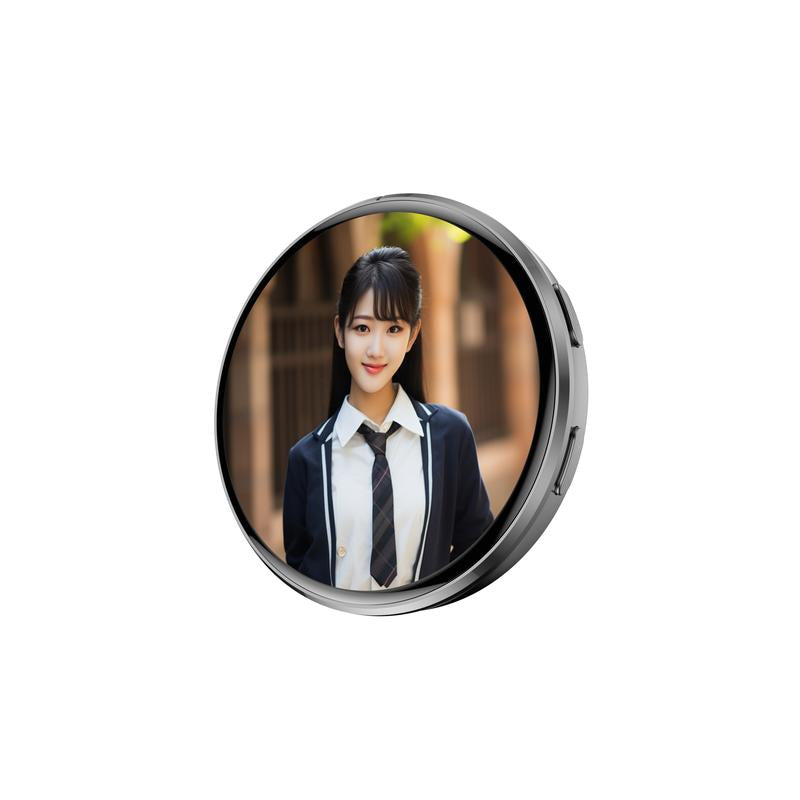 Digital Badge with Photo/Video/Gif Display - Pixel Touchscreen, Lightweight & Portable Multi-Functional 2D Anime & Gaming Merchandise Collectible