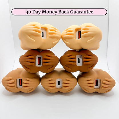 20W Cheeky Charger with Silicone Case USB a & USB C for Smartphone Fast Charging - Electronic Cellphone Accessories