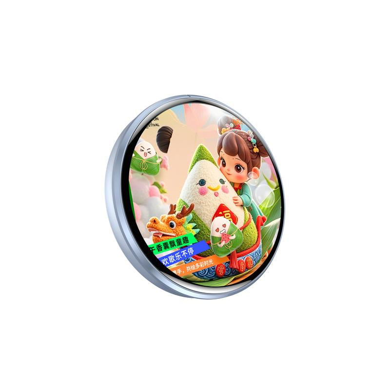 Digital Badge with Photo/Video/Gif Display - Pixel Touchscreen, Lightweight & Portable Multi-Functional 2D Anime & Gaming Merchandise Collectible