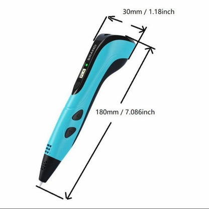 NEW 3D Printing Pen Set, 3D Pen with LCD Display and PLA Filament, Creative DIY Gift for Kids and Children, Ideal for Birthday and Christmas Presents