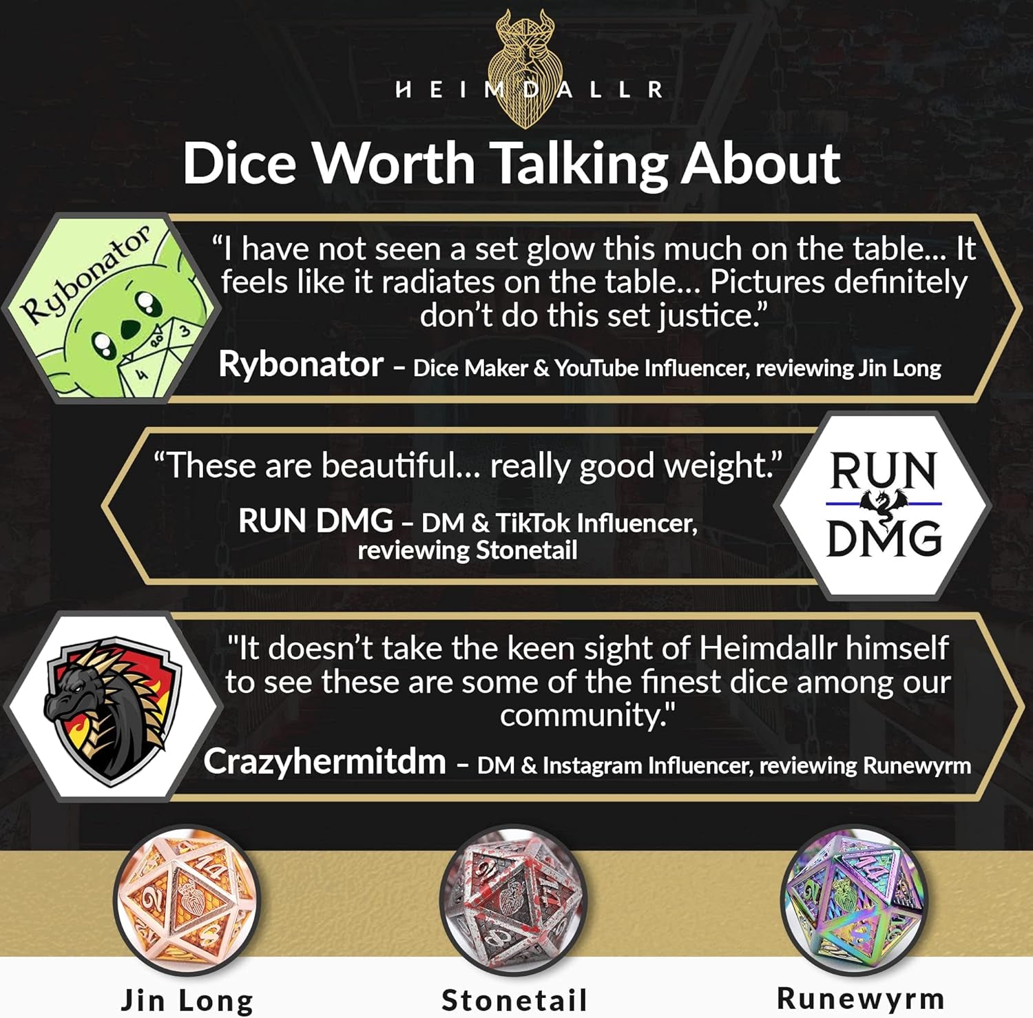 Metal DND Dice Set 7 Pcs - Dragonhide Design, 16Mm Size, Logo on D20; Metal Dice Set & Dice Box; D&D Dice Set D&D (Dungeons and Dragons Dice Set) - Jormungandr Series (Prismatic Dragon)