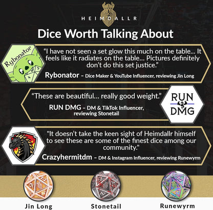 Metal DND Dice Set 7 Pcs - Dragonhide Design, 16Mm Size, Logo on D20; Metal Dice Set & Dice Box; D&D Dice Set D&D (Dungeons and Dragons Dice Set) - Jormungandr Series (Prismatic Dragon)