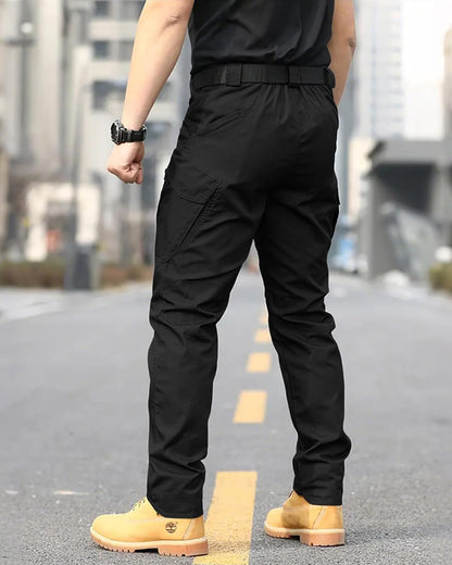 Men'S Work Cargo Pants Tactical Hiking Casual Water Resistant Ripstop Trousers for Outdoor with 6 Pockets(No Belt)