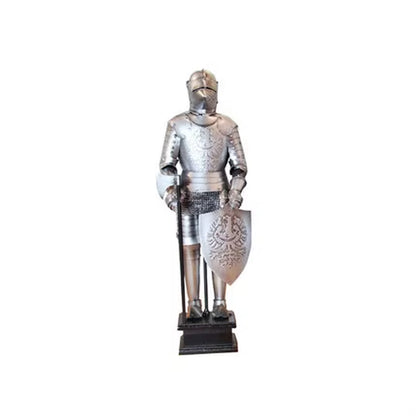 Medieval Armor Knight Statue for Home Decor Retro Iron Nordic Restaurant Embellishments Desk Decoration Classic Accessories