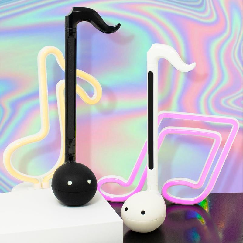 Otamatone Regular [White] - Japanese Musical Instrument Electronic Synthesizer - Maywa Denki Studio - Fun Gift for Children, Teens, & Adults