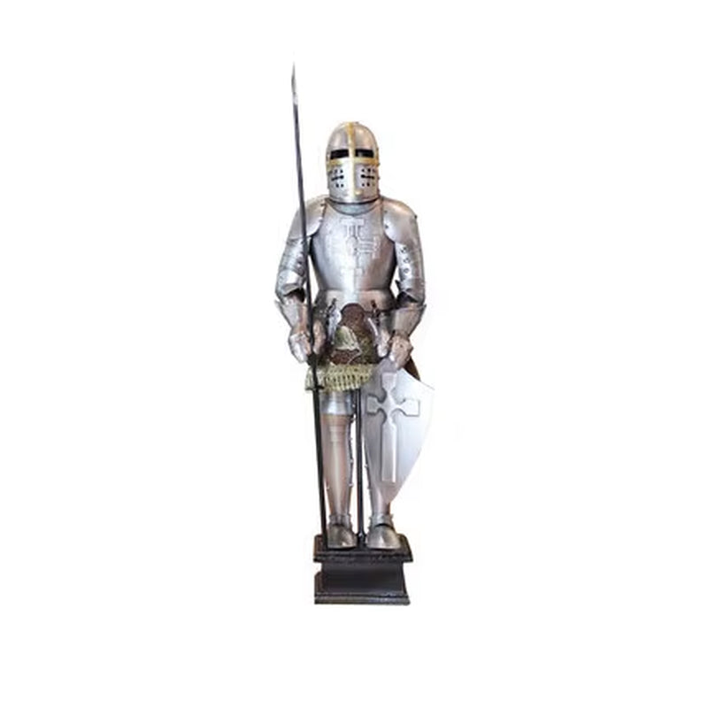 Medieval Armor Knight Statue for Home Decor Retro Iron Nordic Restaurant Embellishments Desk Decoration Classic Accessories