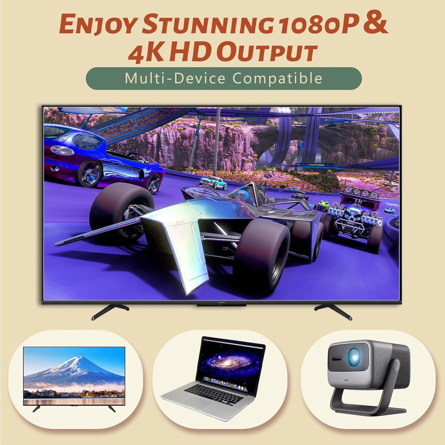 2025 Retro Gaming Console Pro 4K HDMI with 40,000+ Built-In Classic Video Games - Plug & Play Game Stick for TV with 2 Wireless Controllers | 23 Emulator Support 64GB