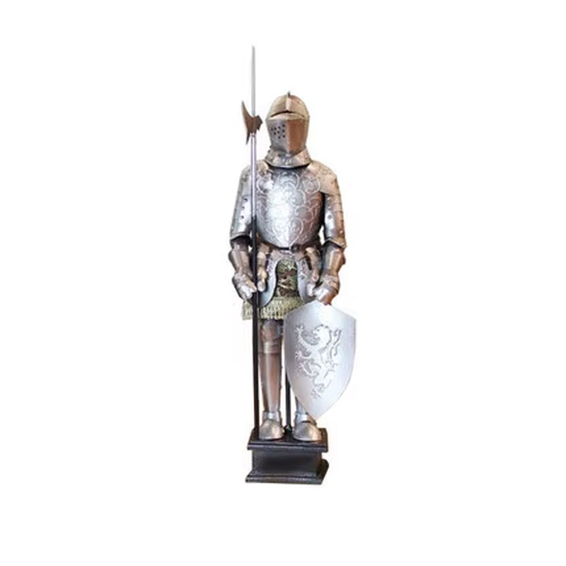 Medieval Armor Knight Statue for Home Decor Retro Iron Nordic Restaurant Embellishments Desk Decoration Classic Accessories
